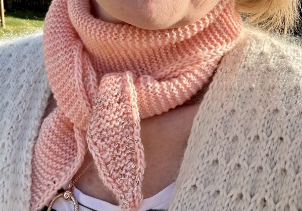 Halschmeichler mit Glitzer